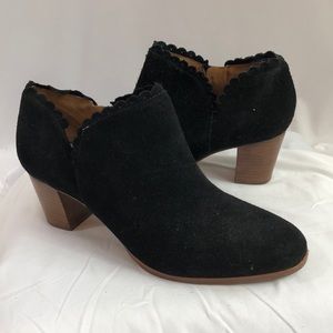 Jack Rogers Black Suede Booties 8